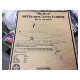 Texaco 1936 "The Duck" - Die Cast Airplane