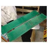 2 Vintage Embossed Central Ave - Metal Street Signs 30" x 6"