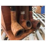 Vintage Smoking Pipes - Pipe Stand/Box