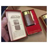 Vintage 2 Redi-Flame Automatic Gas Lights + Warmer