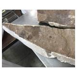 2 Slabs Fossil Leaves - Slabs 23" & 31" Long