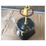 Antique 1 Cent Gumball Machine - Silverking?