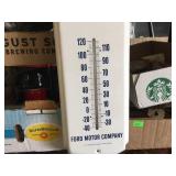 Ford Metal Thermometer - 17 1/4" x 5" Nice