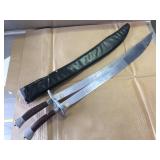 2 Piece Sword Set - 38" Long