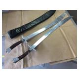 2 Piece Sword Set - 38" Long