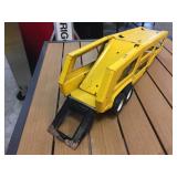 3 Vintage Pressed Steel Toy Trailers - Tonka - Dunwell - Structo