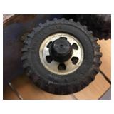 3 Vintage Pressed Steel Toy Trailers - Tonka - Dunwell - Structo