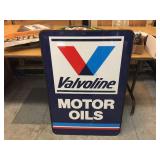 Valvoline Motor Oils - 2 Sided Metal Sign 24" x 36"