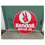 Heavier Kendall Motor Oil - 23 1/4" 2 Sided Sign - Look it up!