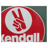 Heavier Kendall Motor Oil - 23 1/4" 2 Sided Sign - Look it up!