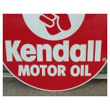 Heavier Kendall Motor Oil - 23 1/4" 2 Sided Sign - Look it up!