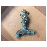 Vintage Brass Rabbit Water Faucet - Nice Patina