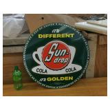 Sun Drop - Embossed Metal Sign - 22"