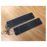 Pair Vintage "Property of Pepsi-Cola" - Keychains/Crate Badge