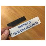 Pair Vintage "Property of Pepsi-Cola" - Keychains/Crate Badge