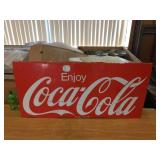 Vintage Coca Cola Metal Sign Prospect - 48" x 22"