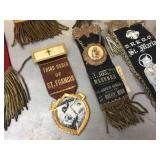 Antique Catholic Fraternal - Brotherhood - Badge/Ribbons