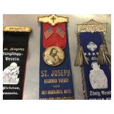 Antique Catholic Fraternal - Brotherhood - Badge/Ribbons