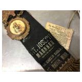 Antique Catholic Fraternal - Brotherhood - Badge/Ribbons