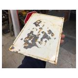 Vintage Fairbanks Gold Dust - Embossed Metal Advertiser Sign 9 1/8" x 13 1/8"