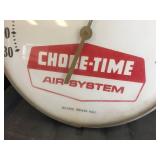 Vintage Chore-Time Air System Advertiser Thermometer 12 1/4"