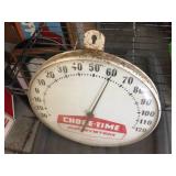 Vintage Chore-Time Air System Advertiser Thermometer 12 1/4"