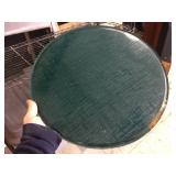 Vintage Round Metal "Model Home" Advertiser Sign - 17 1/2"