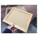 2 Etched Mallard Mirrored Glass Frames 12 1/2" x 10 1/2" - 22 1/2" x 18 1/2"