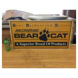 Vintage Bear Cat Metal Dealer Sign 36" x 18"