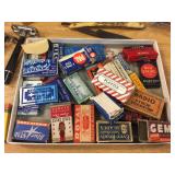 Vintage Group Shaving Razors - Blades - Brushes - Stands