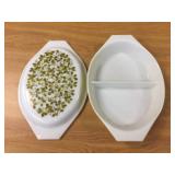 Pyrex 1 1/2 Qt Divided Dish
