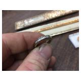 2 Vintage Gold Filled Watch Bands - Ring Marked Thailand - GF Pin