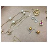 Misc Jewelry Including Pearls - Morganite - Opal - Other