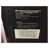 Pair Vintage MCS 683-8310 Linear Phase Speakers