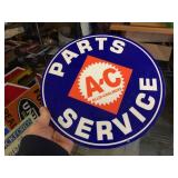 Allis Chalmers - Metal Enamel Porcelain Sign 12"