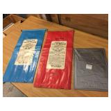 Vintage Manure Bags + Metal Tractor Sign