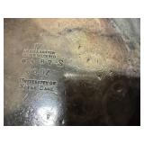 Vintage Pitchers and Containers includes Notre Dame Reed & Barton Pitcher Silver Soldered 80oz