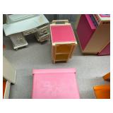 Vintage Barbie and Dollhouse Furniture and Accessories, Includes, Orange Barbie Sized Bike and Little MS Three Wheeler for Barbie