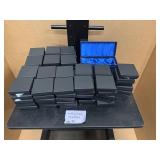 86 Jewelry Boxes (3.5 x 3.5 x 1) and 1 large box 10" x 4" x 4"