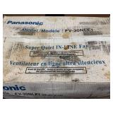 Panasonic Whisper Line Super Quiet In-Line Fan, Model FV 30NLF1