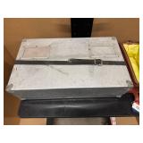 Vintage Laundry Shipping Container and Vintage American Tourist Toiletries Case