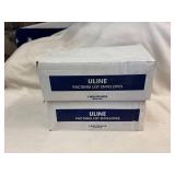 Two Boxes of Uline Packing List Envelopes with American Flag 5.5" x 10"