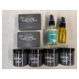 Two BeMindful Activated Charcoal Soap, InVitamin Recovery Boost Gel, Four InVitamin Tooth and Gum Powder (various flavors)