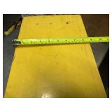 Pair of Bright Yellow Stools 15" x 8 3/4" x 32"