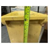 Pair of Bright Yellow Stools 15" x 8 3/4" x 32"
