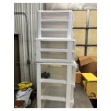 Set of Three Plastic Storage Containers