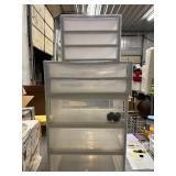 Set of Three Plastic Storage Containers