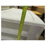 Set of Three Plastic Storage Containers