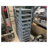Metal Shelving with 10 Shelves. 36" x18" x 65"