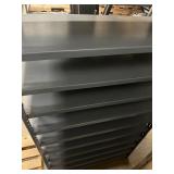 Metal Shelving with 10 Shelves. 36" x18" x 65"